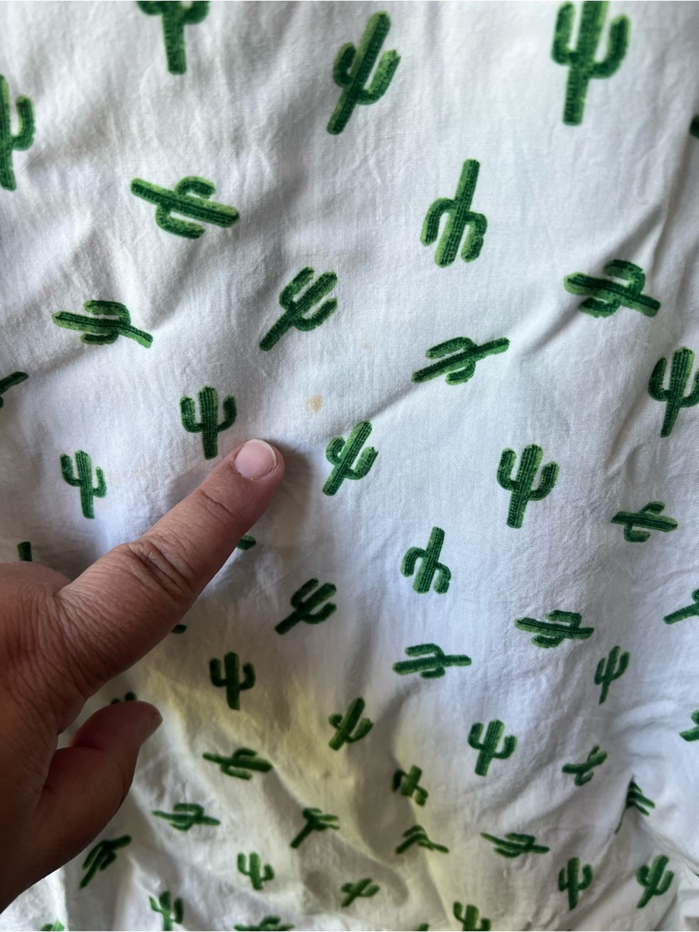 Mandee 100% rayon Plus Size V-Neck Cactus Print Top size 2X - Picture 6 of 8